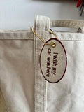Embroidered “i wish my cat/dog was here” bag tag